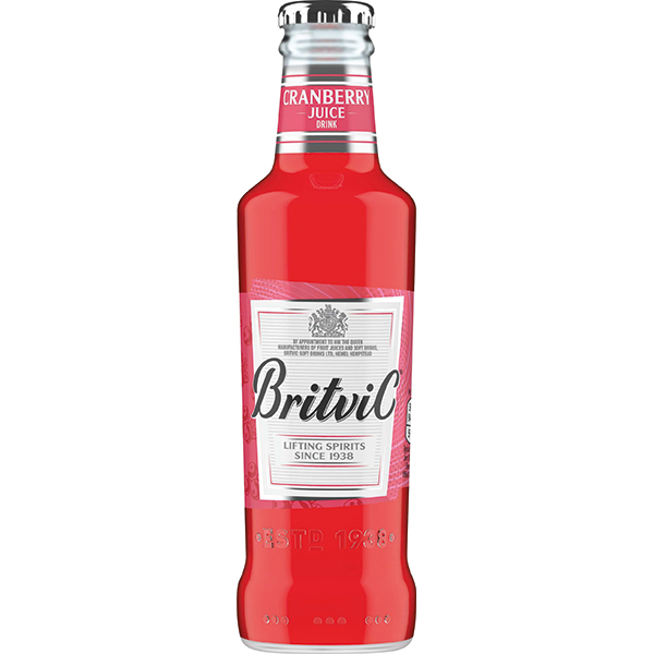 BRITVIC CRANBERRY JUICE 200X24